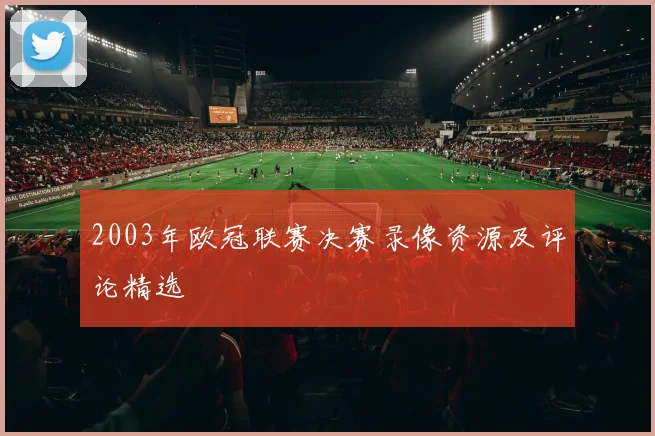 2003年欧冠联赛决赛录像资源及评论精选